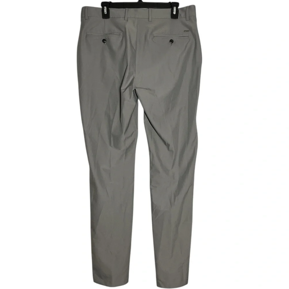 Greg Norman Men’s Gray Slim‎ Fit Pants 34x34